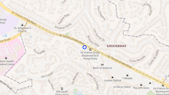Map for Bon Air Apartments - Greenbrae, CA