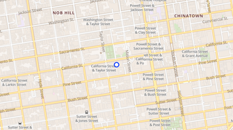 Map for 1055 California Apartments - San Francisco, CA