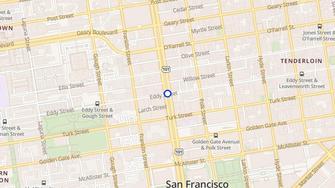 Map for Van Eddy Apartments - San Francisco, CA