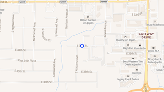 Map for Oxford Park Apartments - Joplin, MO