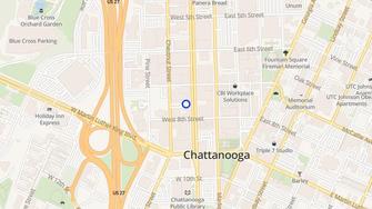 Map for River City Apartments - Chattanooga, TN