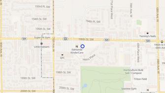 Map for Silver Crest Senior Apartments - Lynnwood, WA