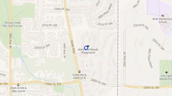 Map for Markland Woods Apartments - Mountlake Terrace, WA