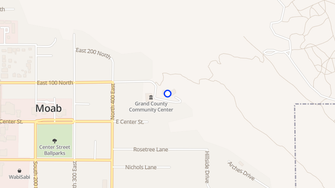 Map for Rockridge Senior Housing - Moab, UT