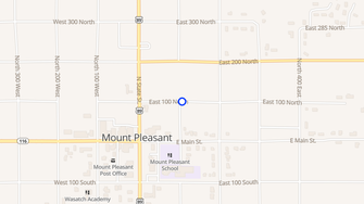 Map for Mt. Pleasant Senior Apartments - Mount Pleasant, UT
