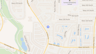 Map for Oasis Palms Apartments - Saint George, UT