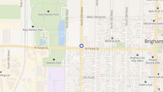 Map for St Marks Terrace - Brigham City, UT