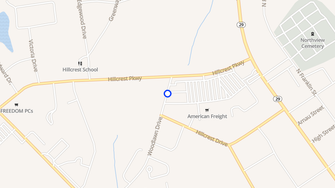 Map for Woodlawn Senior Village - Dublin, GA