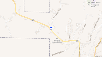 Map for Pivot Rock Village Rentals - Eureka Springs, AR