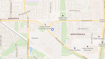 Map for Elmonica Court Apartments - Beaverton, OR