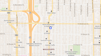 Map for Mississippi Avenue Lofts - Portland, OR
