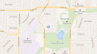 Map for Sunset House Apartments - Farmington, NM