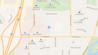 Map for Woodbridge Court Apartments - Owatonna, MN