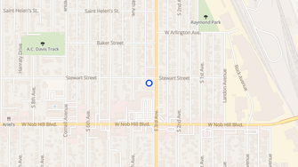 Map for Central Villa Apartments - Yakima, WA