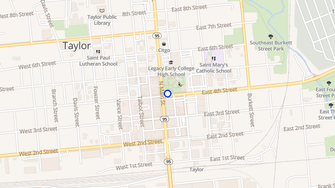 Map for Taylor Square Apartments - Taylor, TX