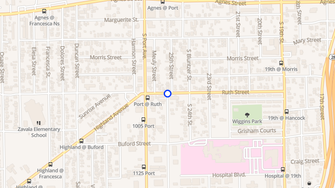 Map for Memorial Apartments - Corpus Christi, TX