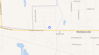 Map for Kalamink Creek - Webberville, MI