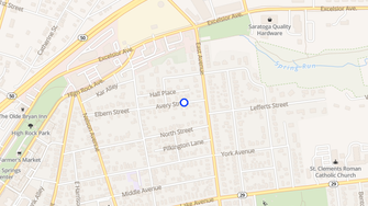 Map for Avery Street Apartments - Saratoga Springs, NY