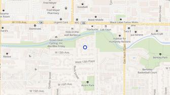 Map for Richardson Bridge Apartments - Eugene, OR