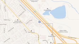 Map for Sunrise Apartments - Central Point, OR