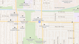 Map for Polk Plaza Apartments - Eugene, OR