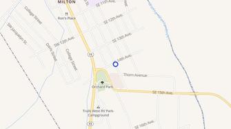 Map for Mill Place Apartments - Milton-Freewater, OR