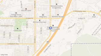 Map for Gateway Apartments - Cottage Grove, OR