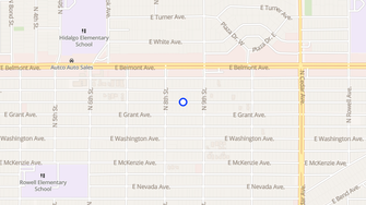 Map for Garden Terrace - Fresno, CA