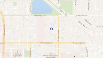 Map for Ascent Townhome Apartments - Fresno, CA