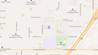 Map for Vintage Wood Apartments - Fresno, CA
