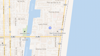 Map for The Grove Beach Condos - Delray Beach, FL