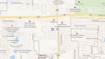 Map for Virginia Pines Apartments - Fort Pierce, FL
