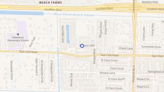 Map for Banyan Club Apartments - West Palm Beach, FL