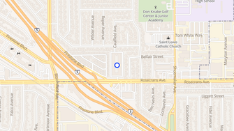 Map for Belcourt Senior Apartments - Norwalk, CA