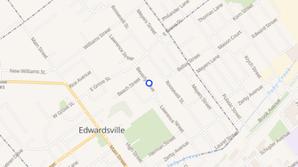 Map for Edwardsville Apartments - Edwardsville, PA
