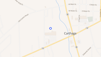 Map for Belhaven Apartments - Carthage, MS