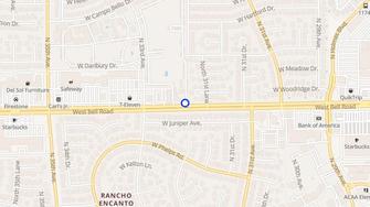 Map for Diamonte on Bell  - Phoenix, AZ