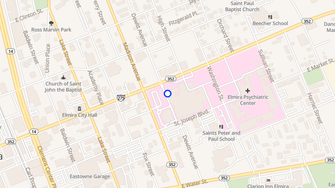 Map for St Joseph's Apartments - Elmira, NY