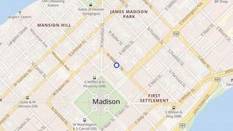 Map for Capitol Hill Apartments - Madison, WI