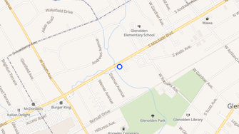 Map for Glen Brook Apartments - Glenolden, PA