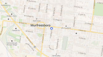 Map for Fairview Apartments - Murfreesboro, TN