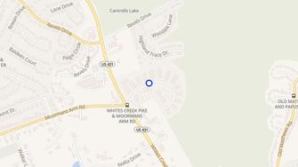 Map for Haynes Garden Apartments - Nashville, TN