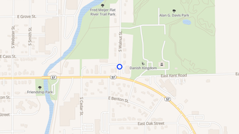 Map for Cambridge Court Apartments - Greenville, MI