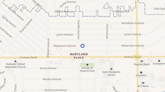 Map for Maryland Manor Apartments - Granite City, IL