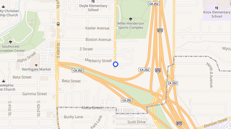 Map for Casa Pulita Apartments - San Diego, CA