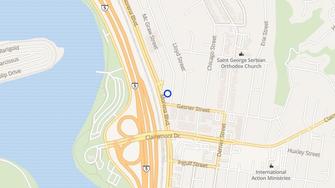 Map for Sunset Studios Apartments - San Diego, CA