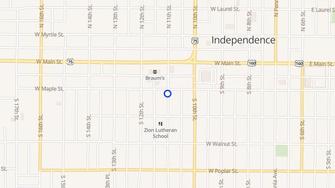 Map for Eleventh Street Apartments - Independence, KS