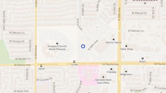 Map for Galleria Apartments - Glendale, AZ