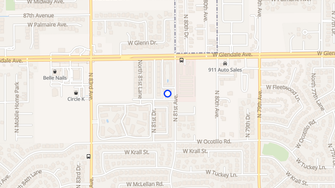 Map for Glendale Garden Apartments - Glendale, AZ