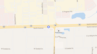 Map for Riverglenn Condominiums - Lombard, IL